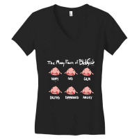 The Many Faces Of Blobfish Women's V-neck T-shirt | Artistshot