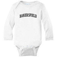 Bakersfield Athletic Arch College University Alumni Long Sleeve Baby Bodysuit | Artistshot