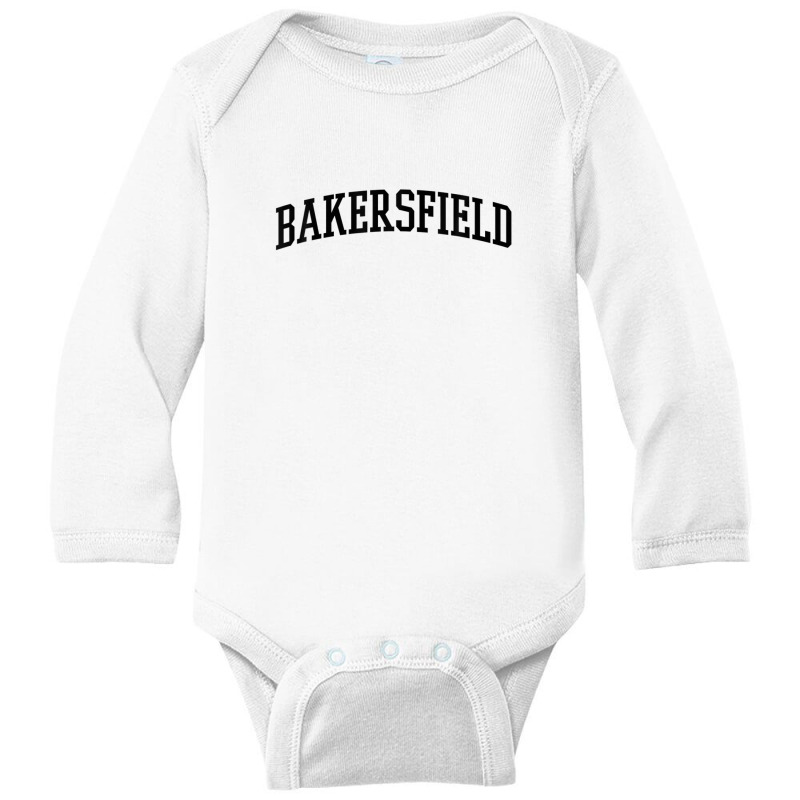 Bakersfield Athletic Arch College University Alumni Long Sleeve Baby Bodysuit by cekiccachevc | Artistshot