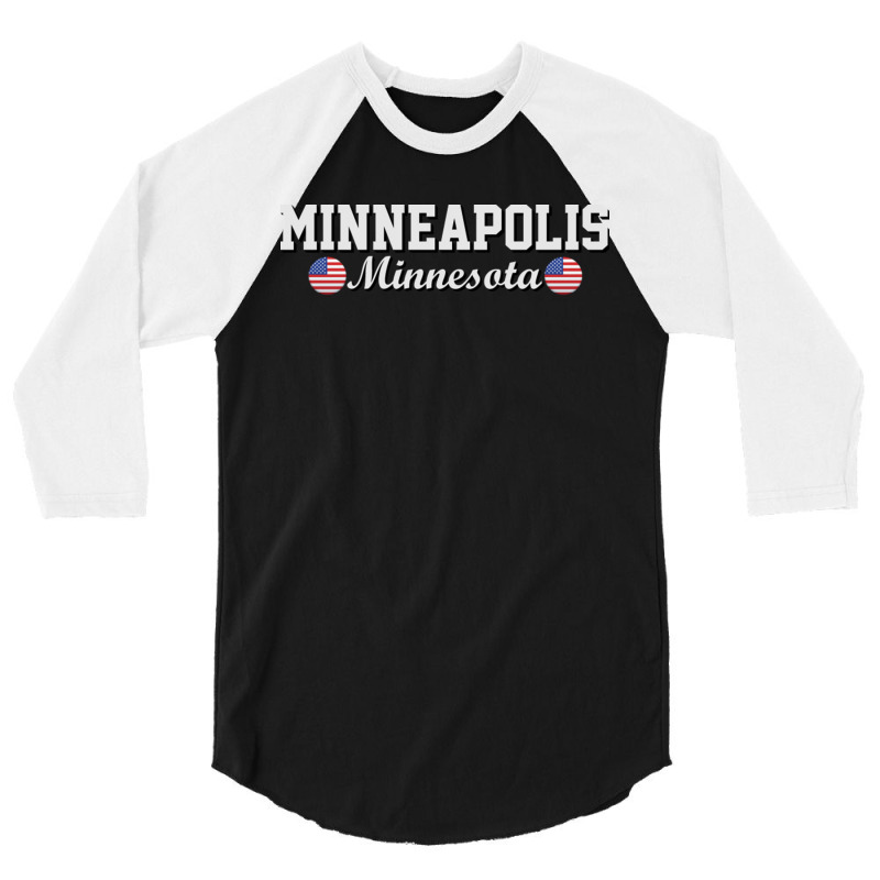 Minneapolis Minnesota 3/4 Sleeve Shirt | Artistshot