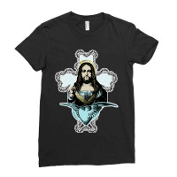 Jesus Christ Of The Winged Heart Ladies Fitted T-shirt | Artistshot