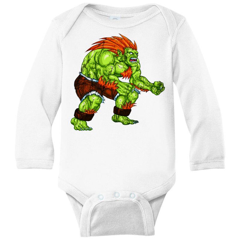 Blanka Long Sleeve Baby Bodysuit by rogxever | Artistshot