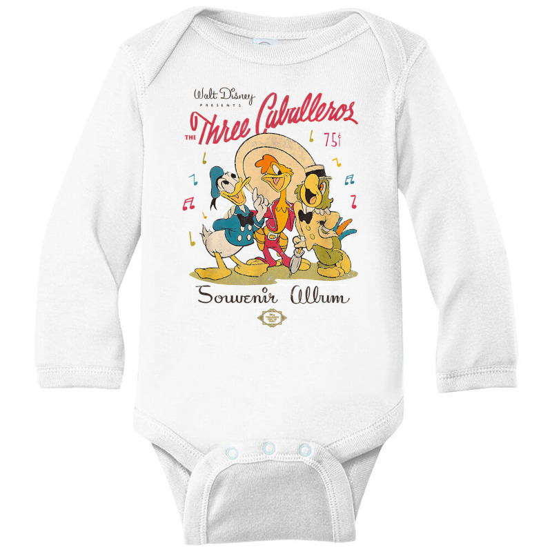 The Three Caballeros Long Sleeve Baby Bodysuit by Judy D Fogel | Artistshot