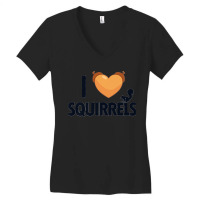 I Love Squirrels Eastern Gray Japanese Fox Squirrel Premium Women's V-neck T-shirt | Artistshot