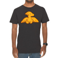 Dino Pterosaur Chicken Nugget Pattern Funny Dino Pterodactyl Vintage T-shirt | Artistshot