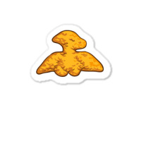 Dino Pterosaur Chicken Nugget Pattern Funny Dino Pterodactyl Sticker | Artistshot