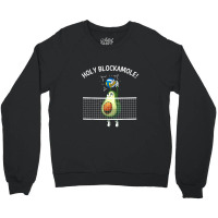 Funny Volleyball For Men Women Holy Guacamole Player Blocker Crewneck Sweatshirt | Artistshot