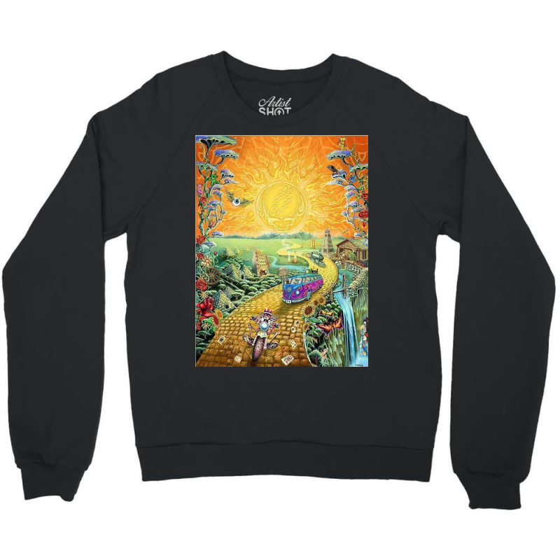 Grateful Sun Crewneck Sweatshirt | Artistshot