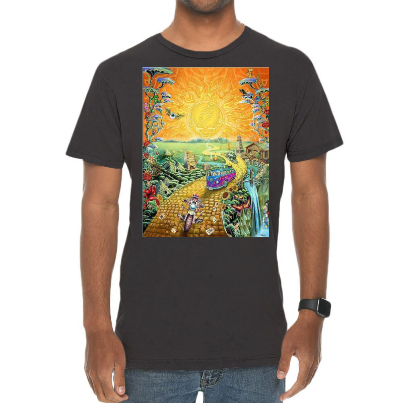 Grateful Sun Vintage T-shirt | Artistshot