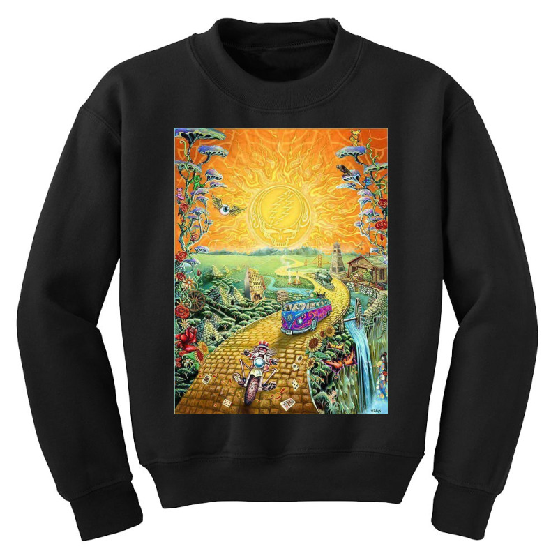 Grateful Sun Youth Sweatshirt | Artistshot