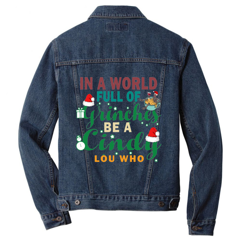 Best Christmas Quotes Men Denim Jacket | Artistshot