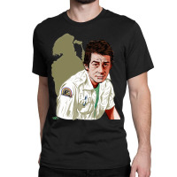 John Hurt - An Illustration By Paul Cemmick Classic T-shirt | Artistshot