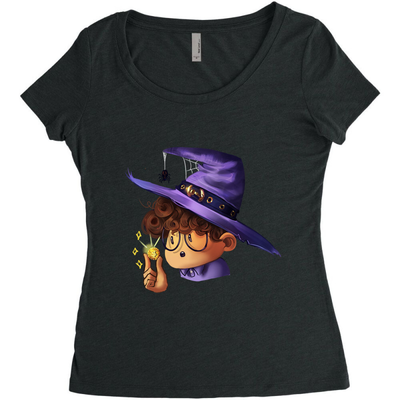 Little Wizard Women's Triblend Scoop T-shirt by Mcrae Murry | Artistshot