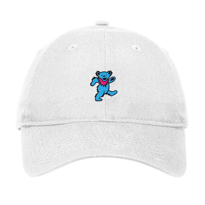 Blue Grateful Bear Adjustable Cap | Artistshot