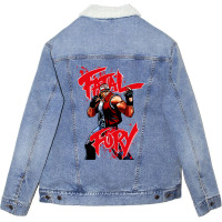 Fatal Fury 1 Unisex Sherpa-lined Denim Jacket | Artistshot