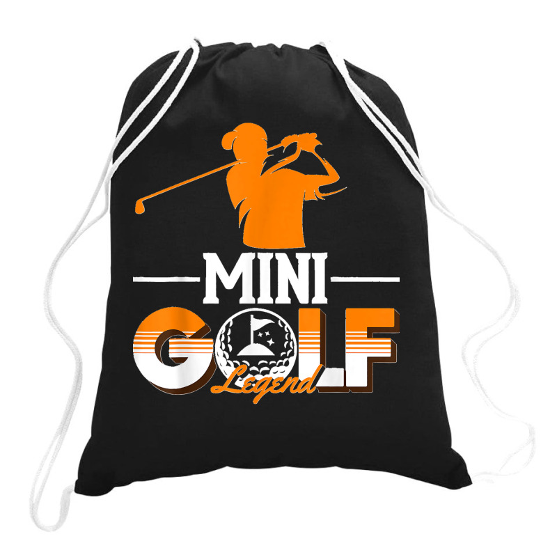 Funny Mini Golf Legend Drawstring Bags by KelcieWhite | Artistshot