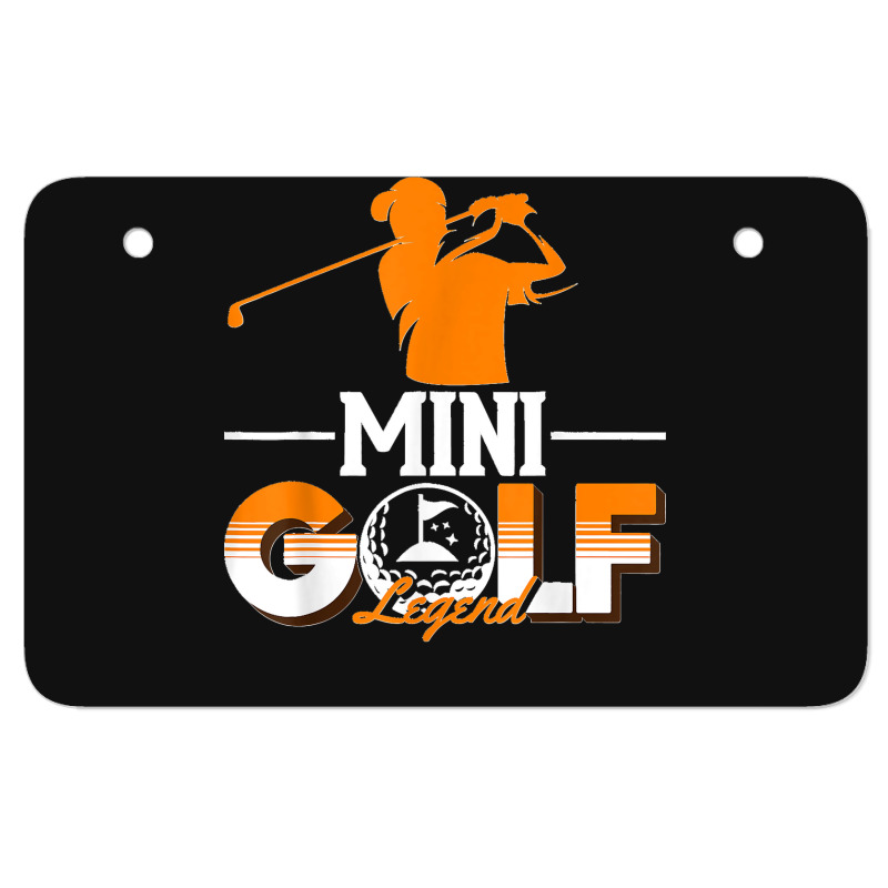 Funny Mini Golf Legend ATV License Plate by KelcieWhite | Artistshot