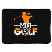 Funny Mini Golf Legend Rectangle Patch | Artistshot