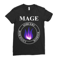 Mage Fantasy Rpg Class Arcane Magic Ladies Fitted T-shirt | Artistshot