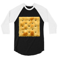 White Saltine Soda Cracker 3/4 Sleeve Shirt | Artistshot