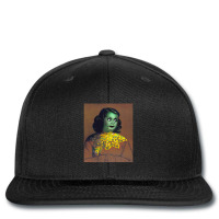 Green Cyclops Lady Happy Printed Hat | Artistshot