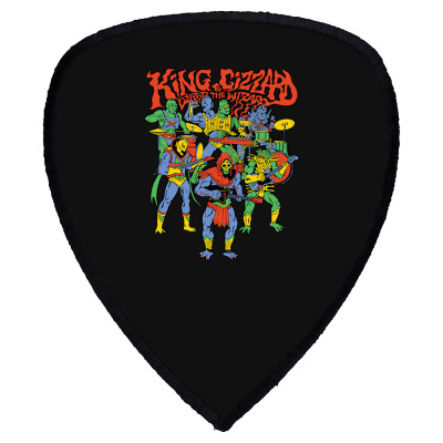 King And Gizzard And The Lizard Wizard Shield S Patch Designed By Mostwanted
