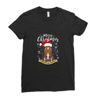 Xmas Horseman Bojack Ladies Fitted T-shirt | Artistshot