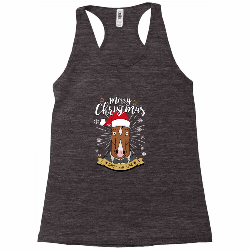 Xmas Horseman Bojack Racerback Tank by liqualyfu | Artistshot