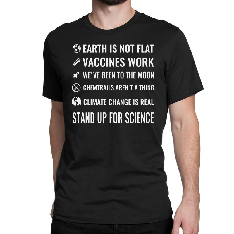 Stand Up For Science Classic T-shirt by MostWanted | Artistshot