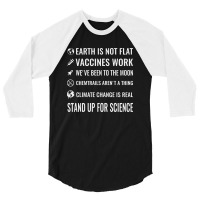 Stand Up For Science 3/4 Sleeve Shirt | Artistshot