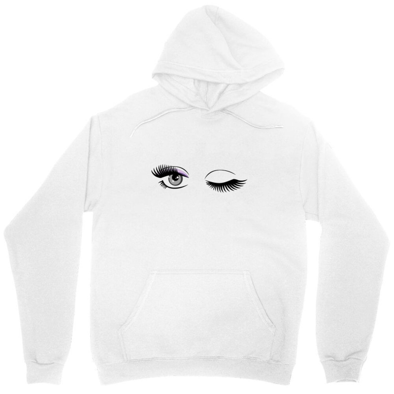 Eyelashes Blink Unisex Hoodie by dendikamanta | Artistshot