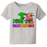 My First Hallothanksmas Baby Tee | Artistshot