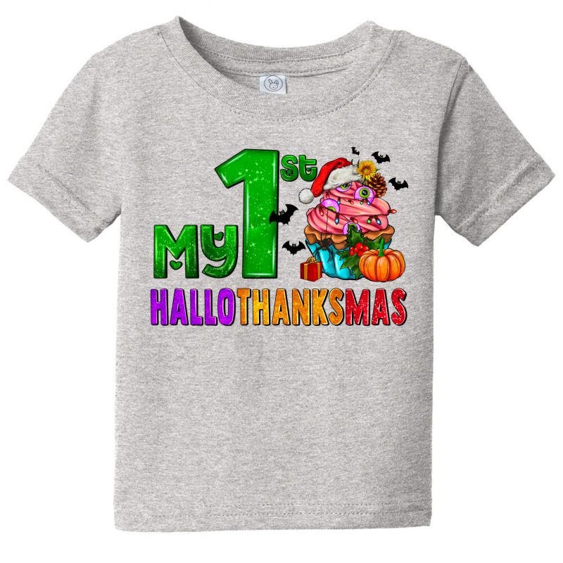 My First Hallothanksmas Baby Tee | Artistshot