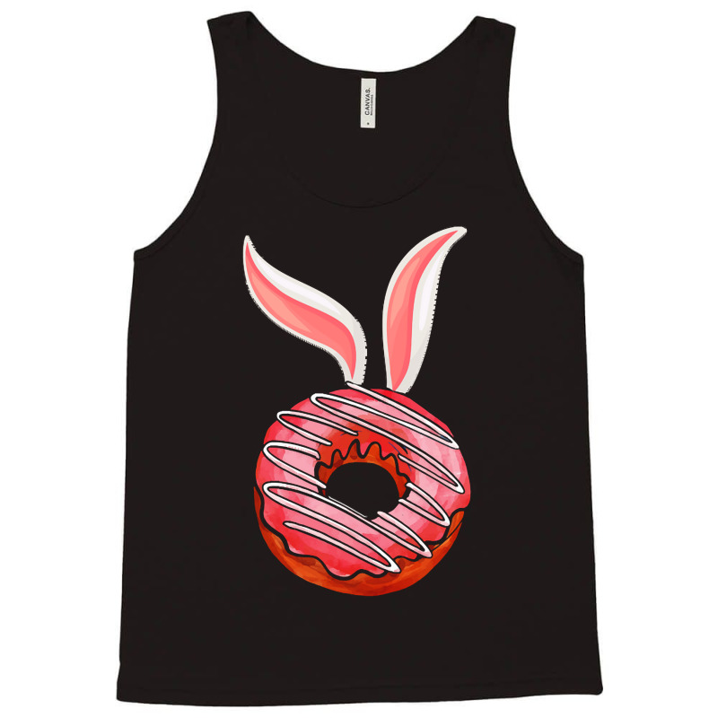 Easter Day T  Shirt Funny Easter Donut Bunny Ears Egg Hunt Food Humor Tank Top | Artistshot