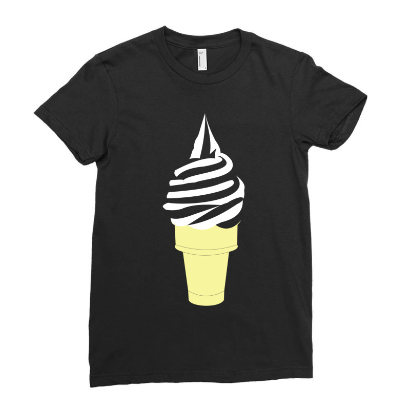 Ice Cream Vanilla Ladies Fitted T-Shirt by ririnai | Artistshot