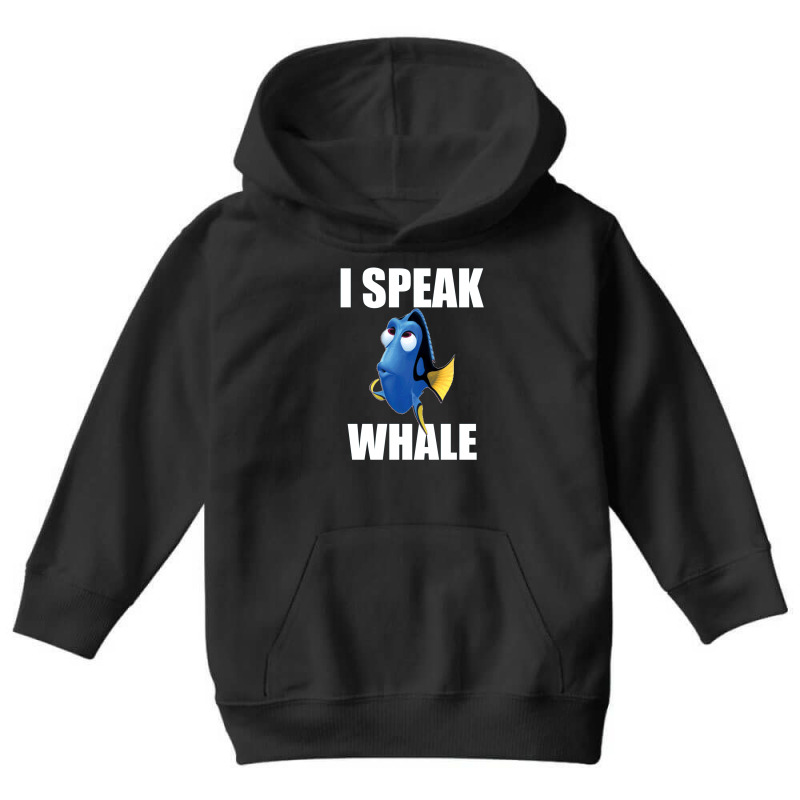 Finding Dory I Speak Whale [blue] Youth Hoodie | Artistshot