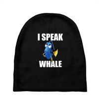 Finding Dory I Speak Whale [blue] Baby Beanies | Artistshot