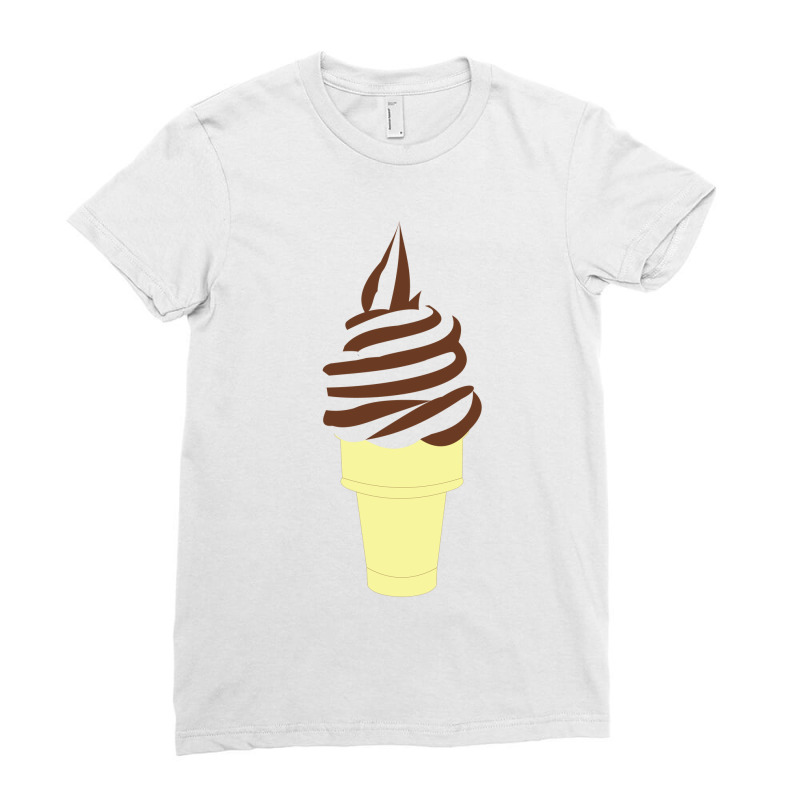 Ice Cream Chocolatte Vanilla Ladies Fitted T-Shirt by ririnai | Artistshot