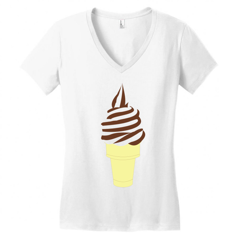 Ice Cream Chocolatte Vanilla Women's V-Neck T-Shirt by ririnai | Artistshot