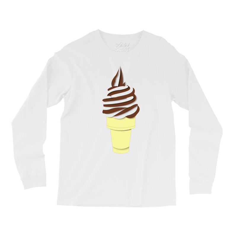 Ice Cream Chocolatte Vanilla Long Sleeve Shirts by ririnai | Artistshot