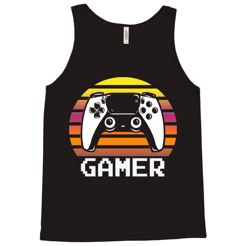 Gamer Apparel T  Shirt Gamer Pastel Goth Retro Funny Saying Gifts Tank Top | Artistshot