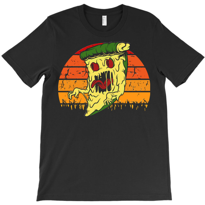 Pizza Zombie Funny Halloween T  Shirt Pizza Zombie Aesthetic Goth Gift T-shirt | Artistshot