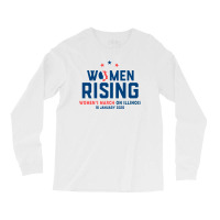 Women's Rising   Women's March On Illinois 2 Long Sleeve Shirts | Artistshot