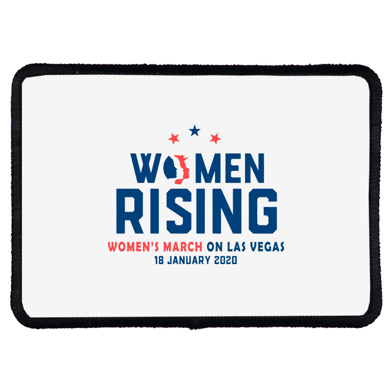 Women's Rising   Women's March On Las Vegas 2 Rectangle Patch | Artistshot