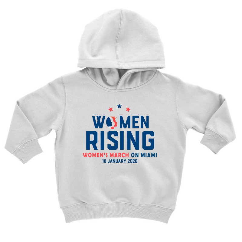 Women's Rising   Women's March On Miami 2 Toddler Hoodie | Artistshot