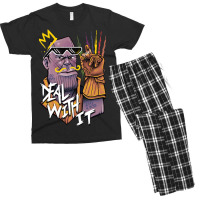 Deal With It Men's T-shirt Pajama Set | Artistshot