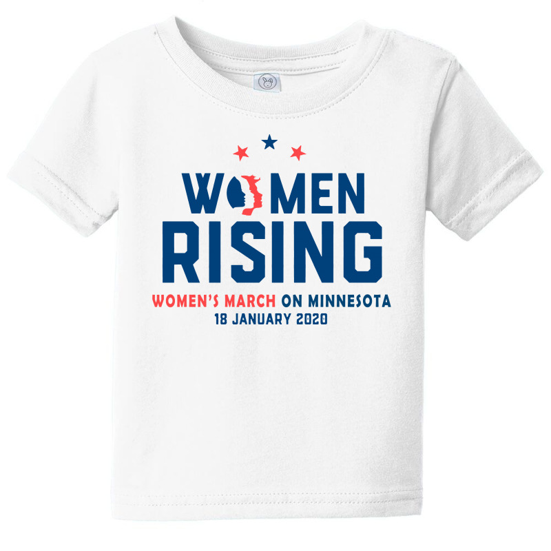 Women's Rising   Women's March On Minnesota 2 Baby Tee | Artistshot