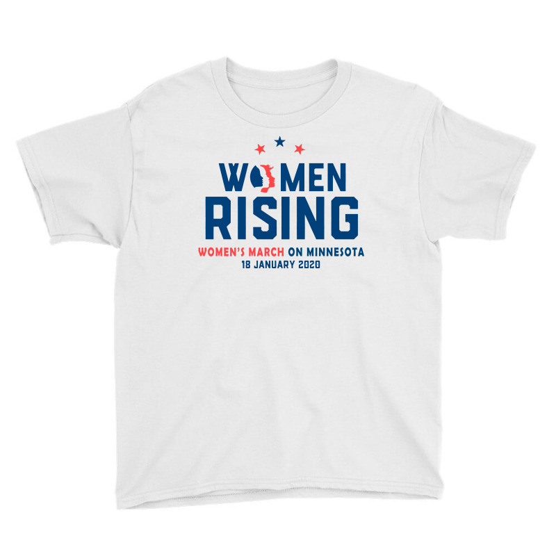 Women's Rising   Women's March On Minnesota 2 Youth Tee | Artistshot