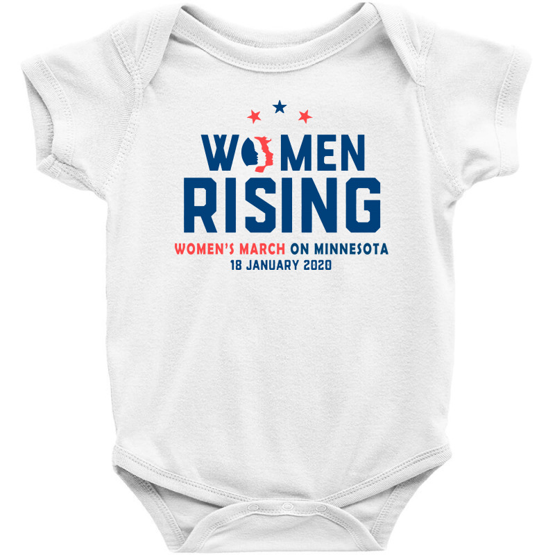 Women's Rising   Women's March On Minnesota 2 Baby Bodysuit | Artistshot