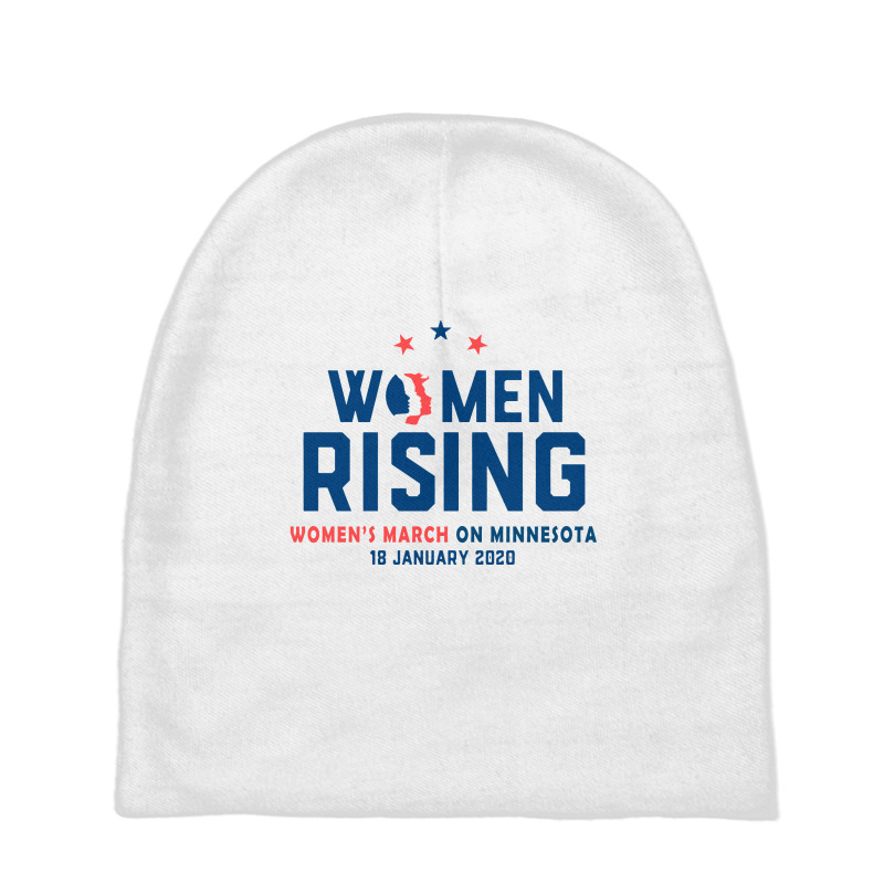 Women's Rising   Women's March On Minnesota 2 Baby Beanies | Artistshot